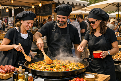 Merchandising personalizado para eventos gastronómicos en Valencia