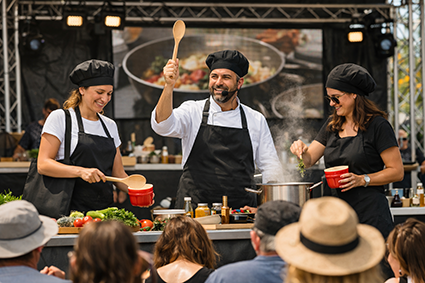 Empresas y eventos gastronómicos con merchandising personalizado en Valencia